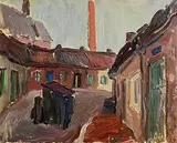 Elizabeth Rivers, Dublin, oil on board