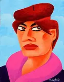 The Look by Graham Knuttel, oil on canvas, sold Jun 2025