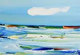 Majella O'Neill Collins, Summer Sherkin Seas, 2025, oil on canvas
