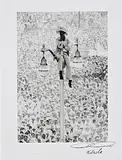 Alberto Korda, The Don Quixote of the Lamppost, silver gelatin print