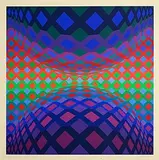 Victor Vasarely, Reech, 1973, screenprint