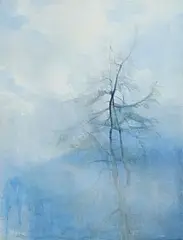 Tom Carr, Tollymore Larch, watercolour on paper