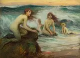 William Breakspeare, The Bathers, oil on canvas