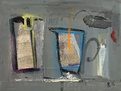 Still Life by John Kingerlee, 1992, oil on canvas, sold Jun 2025