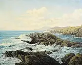 Fergal Nally, Achill Island, Co. Mayo, oil on canvas