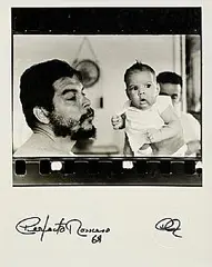 Perfecto Romero, Che Guevara with Child, 1969, silver gelatin print