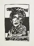 John Bellany, The Blessed One, 2004, lithograph - number 39 from an edition of 50