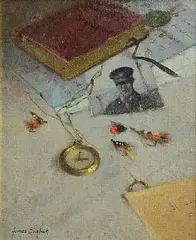 James English, Memories of a Sea Captain, oil on board