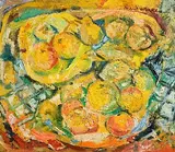 David Clarke, Still Life with Fruit, 1981, oil on board