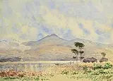 Seán O'Connor, North Shore, Lough Leane, Killarney, 1988, watercolour on paper