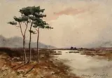 Connemara Bogland by William Percy French, watercolour on paper, sold May 2025