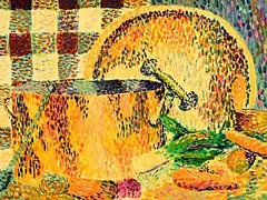 Still Life on Tabletop by Basil Rakoczi, oil on board, offered May 2025