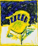 Neil Shawcross, Artist's Chair, 2003, acrylic on paper
