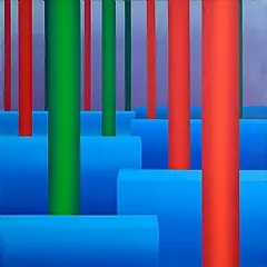 Lighting Violet by Francis Tansey, 1986, oil on canvas, offered May 2025
