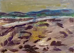 Killala by Nancy Wynne-Jones, acrylic on paper, sold May 2025