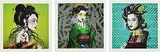 Fin DAC, Okurimono, Changsegi and Ryosii, set of 3 screenprints on 300gsm Somerset fine art paper