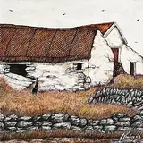 John Verling, Farmstead, West Cork, 2003, oil on board