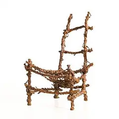 Catherine Delaney, Sugan Chair, unique bronze