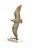 Bird by Oisín Kelly, bronze on marble base, sold May 2025