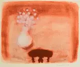 Neil Shawcross, Still Life - Chair and Flowers