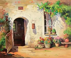 Robert Chailloux, Colours of June, oil on canvas
