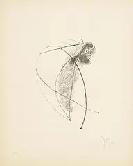 Lithography III by Joan Miro Spanish, 1973, lithograph - HC aside from a numbered edition of 50 - published by Gerard Cramer and Sala Gaspar, Barcelona Cramer, 1973, sold May 2025