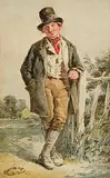 Erskine Nicol, Jack in Full Dress, 1849, watercolour