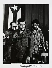 Perfecto Romero, Che Guevara and Generals, silver gelatin print