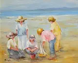 Elizabeth Brophy, The Boat, oil on board