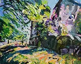 Brian MacMahon, Three Castles, County Kilkenny, oil on canvas