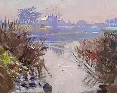 Walter Verling, March Morning, oil on board