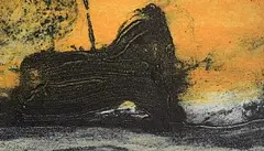 Plassey 2 by Hughie O'Donoghue, 2008, carborundum - number 33 from an edition of 125, sold May 2025