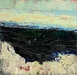 Michael Hales, Isolation, 2019, encaustic and oils on birch ply