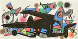 Joan Miro Spanish, Escultor Denmark, lithograph on heavy Guarro paper - limited to 1,500 copies - printed by La Poligrafa, Barcelona