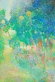 Victor Richardson, Gladioli, pastel on paper