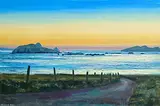 Henry Morgan, Late Evening From Dunquinn, 2024, oil on canvas