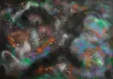 Kevin Sharkey Irish, Galaxy, 2010, mixed media on card