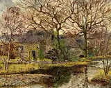 Fergus O'Ryan, The Mill, oil on board