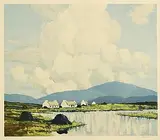Paul Henry, Connemara Landscape, print