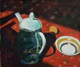 James O'Halloran, Coffee Pot, Eggs and Bowl