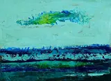 Daniel O'Neill, Landscape, oil on board