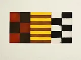 Sean Scully, Raval 7, 1996, etching with aquatint - number from an edition of 24