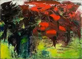 Seán McSweeney, Trees, October, Wicklow, 1967, oil on canvas