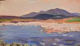 Charles Vincent Lamb, Carraroe, Connemara, oil on board