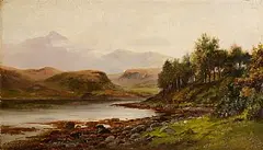 Connemara by Alexander Williams, 1891, oil on board, sold Mar 2025