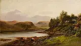 Alexander Williams, Connemara, 1891, oil on board