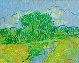 Desmond Carrick, Afternoon Stroll, oil on board