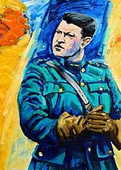Cóilín Murray, Michael Collins, Unfinished Business, 2000, oil on canvas