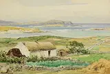 Frank McKelvey, Sheephaven Bay, Co. Donegal, watercolour on paper