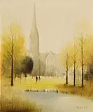 Anthony Robert Klitz, Cambridge Hall, Southport, oil on canvas